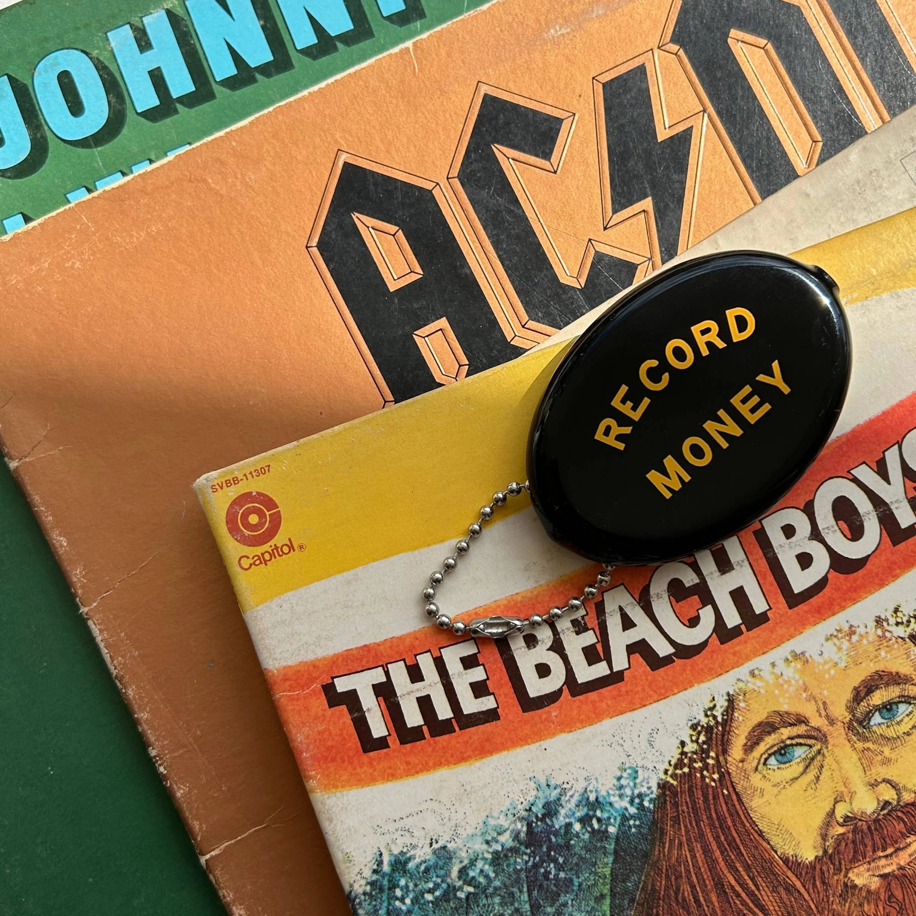 Record Money Money Coin Purse