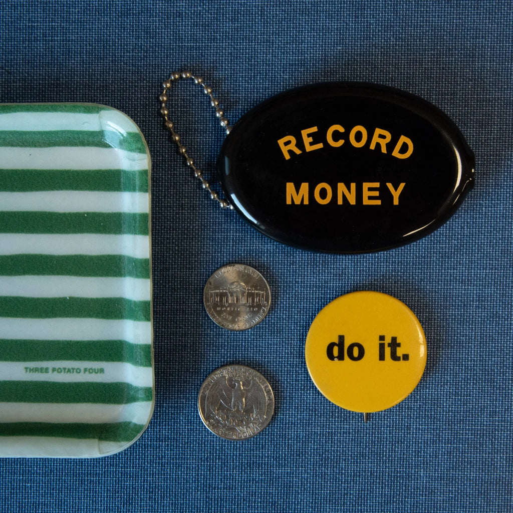 Record Money Money Coin Purse