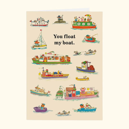 You Float My Boat Richard Scarry Greeting Card