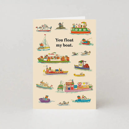 You Float My Boat Richard Scarry Greeting Card