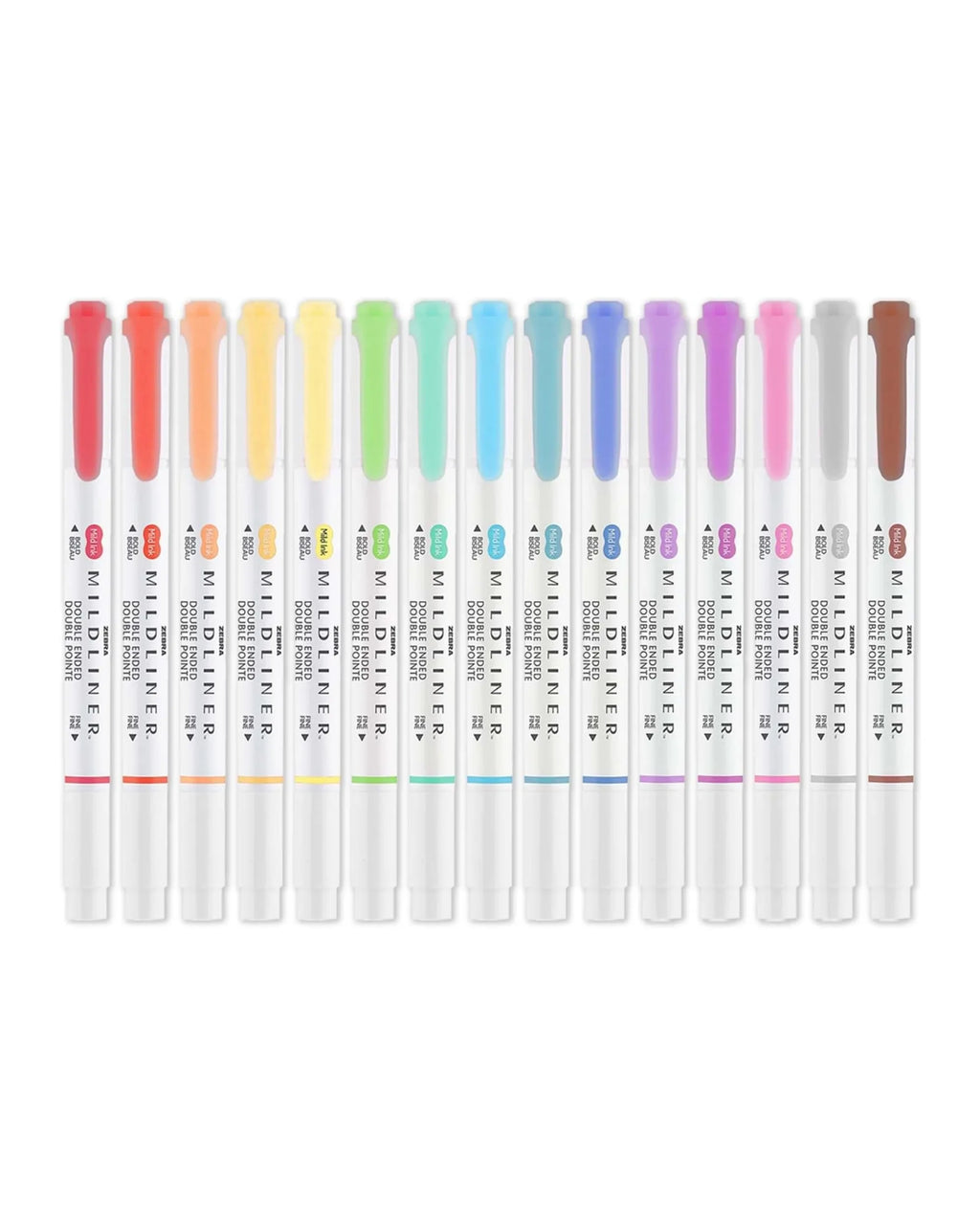 Mildliner Dual Tip Highlighter Pens (Multiple colours)