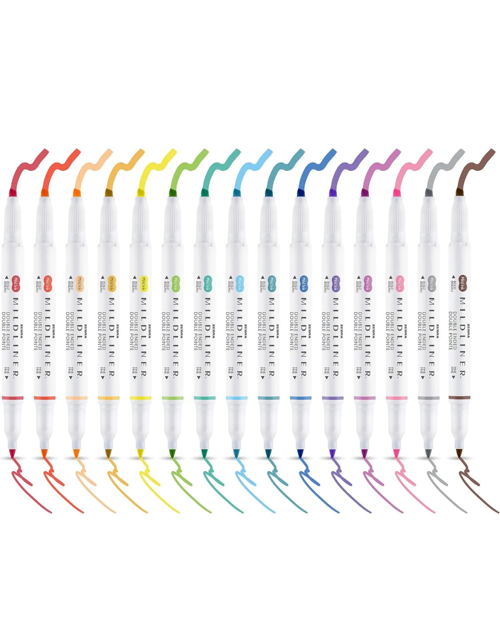 Mildliner Dual Tip Highlighter Pens (Multiple colours)