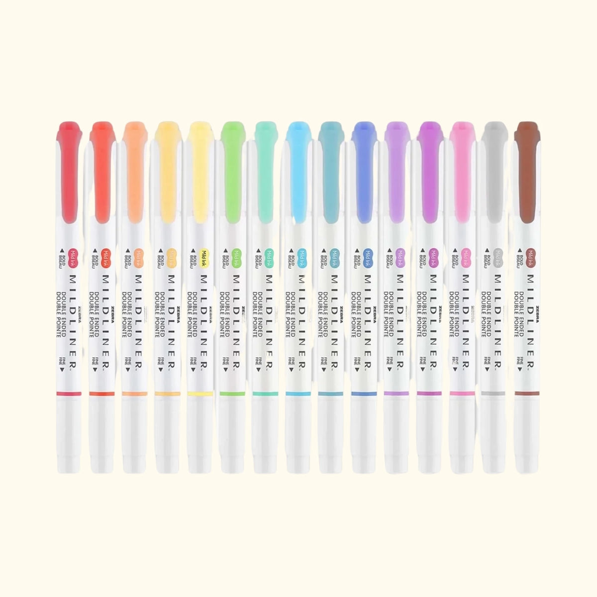 Mildliner Dual Tip Highlighter Pens (Multiple colours)