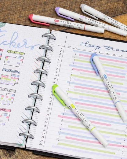 Zebra Mildliner Double-Sided Highlighter Set – Bright